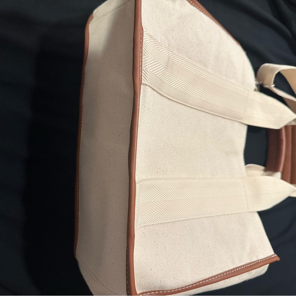 Primark Cream Canvas Tote Bag - Picture 5 of 8